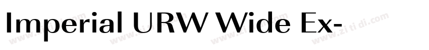 Imperial URW Wide Ex字体转换 Imperial URW Wide Ex字体转换